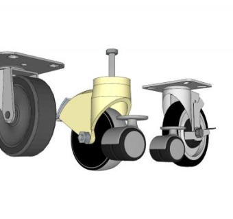 轨道滑轮sketchup模型下载_sketchup草图大师SKP模型