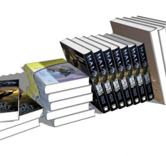 书本sketchup模型下载_sketchup草图大师SKP模型