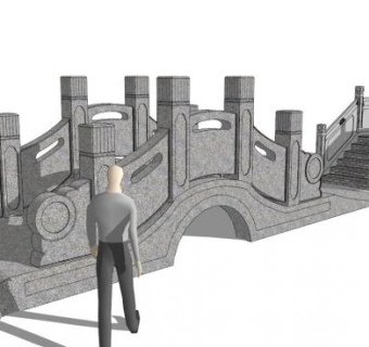 石桥sketchup模型下载_sketchup草图大师SKP模型