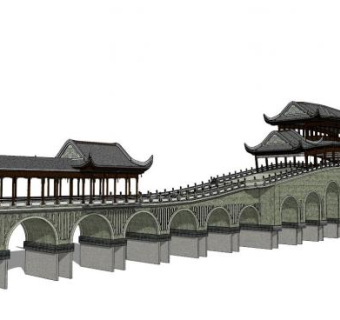 桥梁素材sketchup模型下载_sketchup草图大师SKP模型
