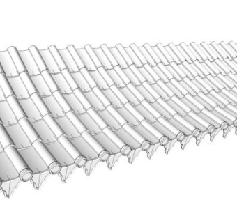 中式瓦片sketchup模型下载_sketchup草图大师SKP模型