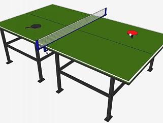 乒乓球桌sketchup模型下载_sketchup草图大师SKP模型