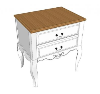 床头柜sketchup模型下载_sketchup草图大师SKP模型