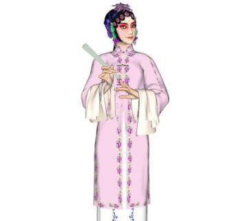京剧人sketchup模型下载_sketchup草图大师SKP模型
