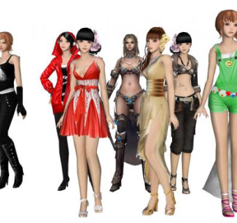 人物精品sketchup模型下载_sketchup草图大师SKP模型