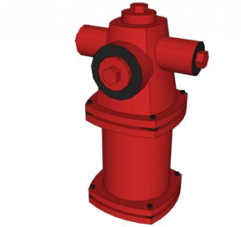 消防栓sketchup模型下载_sketchup草图大师SKP模型