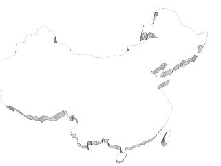 中国<em>地图</em>sketchup模型下载_sketchup草图大师SKP模型