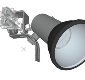 影棚灯sketchup模型下载_sketchup草图大师SKP模型