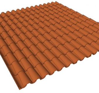 瓦片sketchup模型下载_sketchup草图大师SKP模型