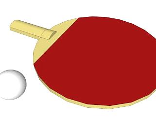乒乓球sketchup模型下载_sketchup草图大师SKP模型