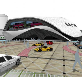 车展sketchup模型下载_sketchup草图大师SKP模型