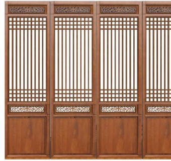 复古门sketchup模型下载_sketchup草图大师SKP模型