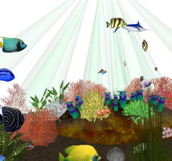 鱼类sketchup模型下载_sketchup草图大师SKP模型