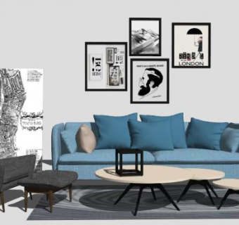 北欧家具sketchup模型下载_sketchup草图大师SKP模型