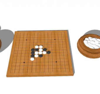 围棋sketchup模型下载_sketchup草图大师SKP模型