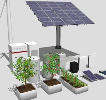 光伏组件sketchup模型下载_sketchup草图大师SKP模型