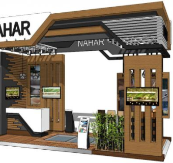 展示厅sketchup模型下载_sketchup草图大师SKP模型