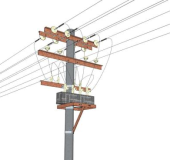 电线sketchup模型下载_sketchup草图大师SKP模型