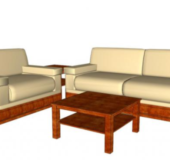 办公沙发sketchup模型下载_sketchup草图大师SKP模型