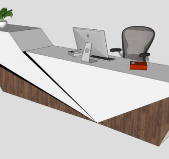 招待台sketchup模型下载_sketchup草图大师SKP模型