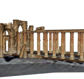 古城sketchup模型下载_sketchup草图大师SKP模型