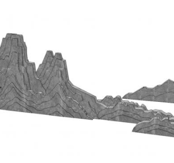 假山景石sketchup模型下载_sketchup草图大师SKP模型