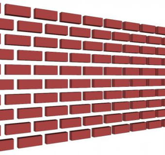 红砖sketchup模型下载_sketchup草图大师SKP模型