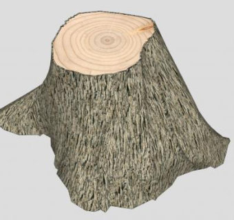 树桩sketchup模型下载_sketchup草图大师SKP模型
