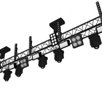 舞台灯sketchup模型下载_sketchup草图大师SKP模型