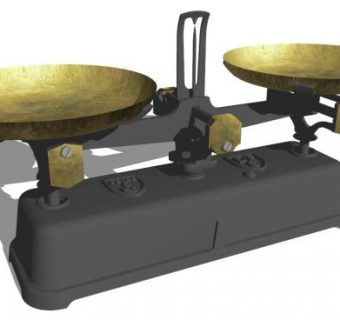 天平sketchup模型下载_sketchup草图大师SKP模型