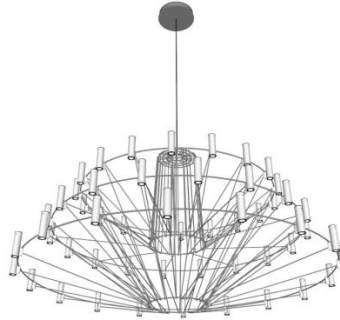 吊燈sketchup模型下载_sketchup草图大师SKP模型