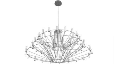 吊燈sketchup模型下载_sketchup草图大师SKP模型