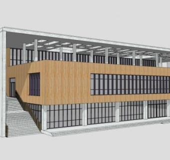 食堂sketchup模型下载_sketchup草图大师SKP模型