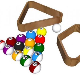 台球sketchup模型下载_sketchup草图大师SKP模型