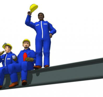 工人sketchup模型下载_sketchup草图大师SKP模型