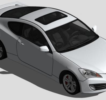 轿车sketchup模型下载_sketchup草图大师SKP模型
