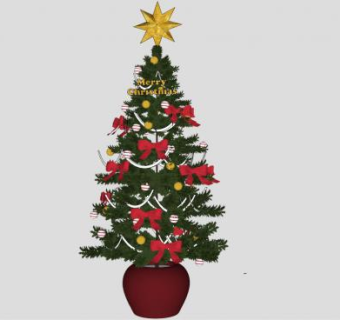 圣诞树sketchup模型下载_sketchup草图大师SKP模型