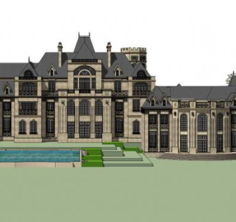 会所sketchup模型下载_sketchup草图大师SKP模型