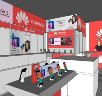 华为手机展示厅sketchup模型下载_sketchup草图大师SKP模型