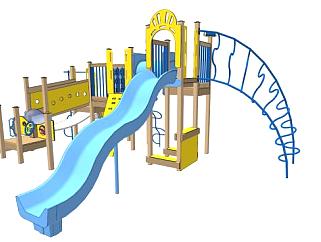 幼儿园滑梯sketchup模型下载_sketchup草图大师SKP模型