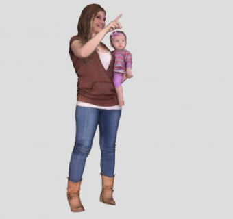 妇女sketchup模型下载_sketchup草图大师SKP模型