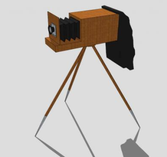 老照相机sketchup模型下载_sketchup草图大师SKP模型