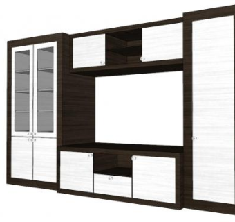 柜skp模型下载_sketchup草图大师SKP模型