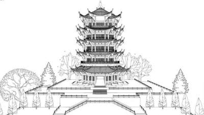 古建skp模型下载_sketchup草图大师SKP模型