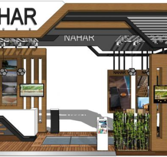 展厅skp模型下载_sketchup草图大师SKP模型