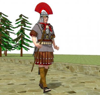 战士skp模型下载_sketchup草图大师SKP模型