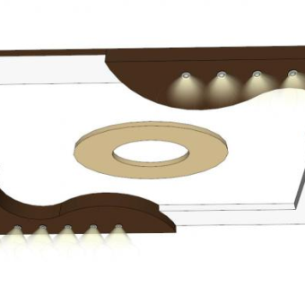 吊顶skp模型下载_sketchup草图大师SKP模型