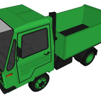 龙马车skp模型下载_sketchup草图大师SKP模型