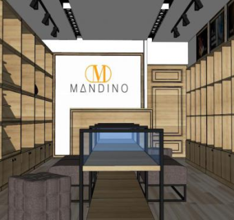 店铺skp模型下载_sketchup草图大师SKP模型