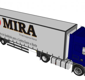 货车skp模型下载_sketchup草图大师SKP模型